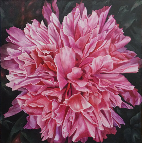 Pink Peony von richard jurtitsch, Malerei kaufen auf Singulart