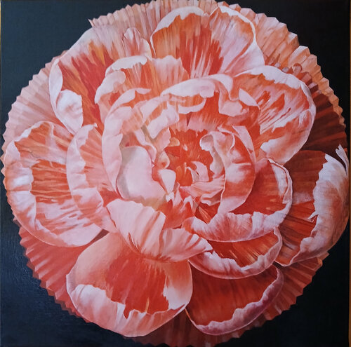 Red Peony von richard jurtitsch, Malerei kaufen auf Singulart