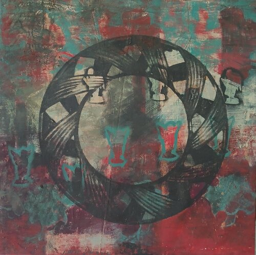 Schmuckscheiben by richard jurtitsch, Painting for Sale on Singulart
