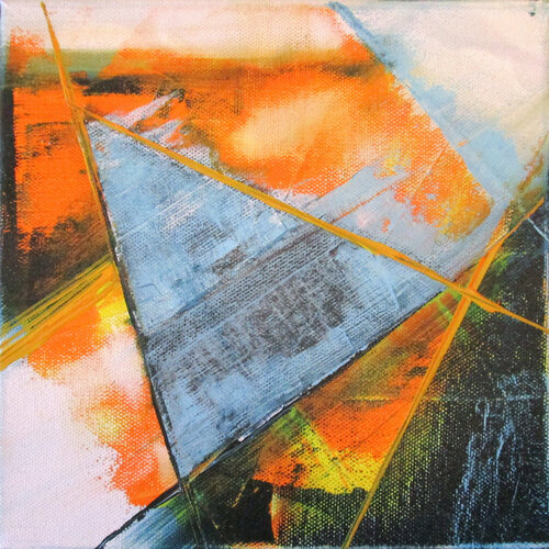 OrangeBlue I par Kerstin Franz, Peinture en vente sur Singulart