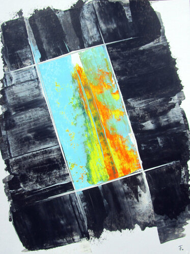 Farberwachen 2 di Kerstin Franz, Opera su carta in vendita su Singulart