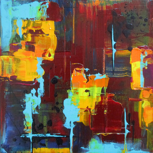 Lebensräume 3 di Kerstin Franz, Pittura in vendita su Singulart