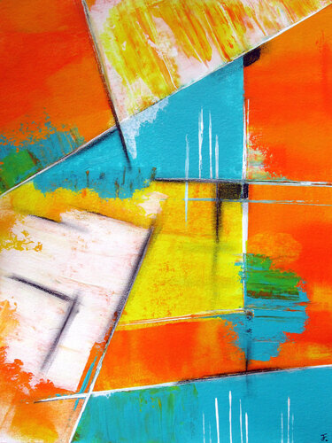 LebensRäume 13 par Kerstin Franz, Œuvre sur papier en vente sur Singulart
