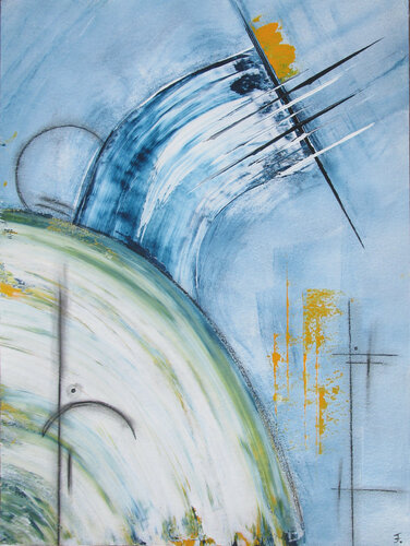 Freiheit 1 von Kerstin Franz, Werk auf Papier kaufen auf Singulart