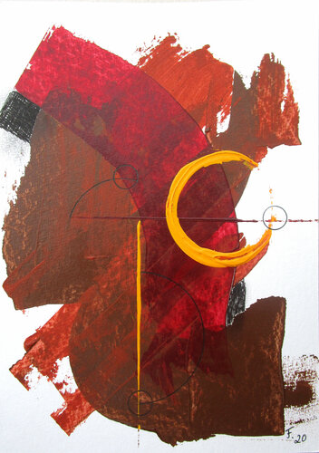 Mut 2 von Kerstin Franz, Werk auf Papier kaufen auf Singulart