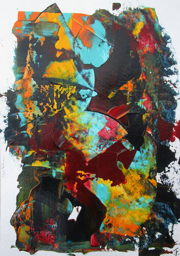 Farbstudien 3 di Kerstin Franz, Opera su carta in vendita su Singulart