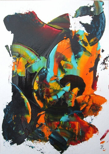 Farbstudien 4 van Kerstin Franz, Werk op papier te koop op Singulart