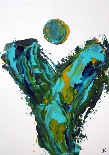 hope 5 di Kerstin Franz, Opera su carta in vendita su Singulart