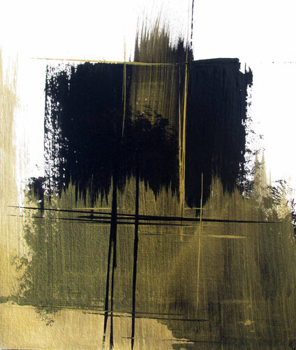 golden lines 2 von Kerstin Franz, Werk auf Papier kaufen auf Singulart