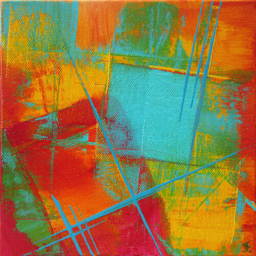 Lebensräume 21 di Kerstin Franz, Pittura in vendita su Singulart