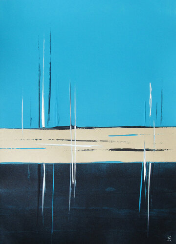 colorfields 10 de Kerstin Franz, Obra en papel a la venta en Singulart