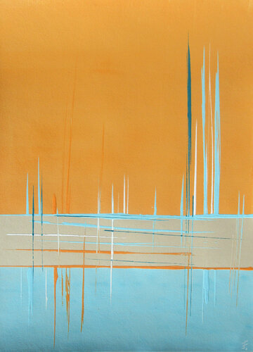 colorfields 12 de Kerstin Franz, Obra en papel a la venta en Singulart