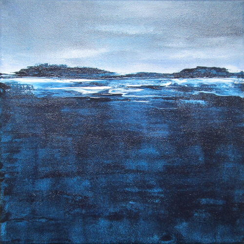 deep blue 3 van Kerstin Franz, Schilderij te koop op Singulart