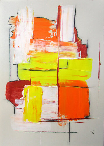 good vibes 1 von Kerstin Franz, Werk auf Papier kaufen auf Singulart