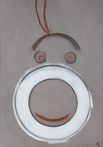 Happy 4 di Kerstin Franz, Opera su carta in vendita su Singulart