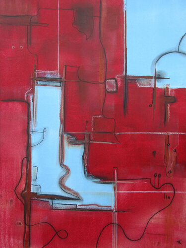 Raumenergien 3 par Kerstin Franz, Œuvre sur papier en vente sur Singulart