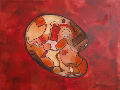 Autumn feelings 4 di Kerstin Franz, Opera su carta in vendita su Singulart