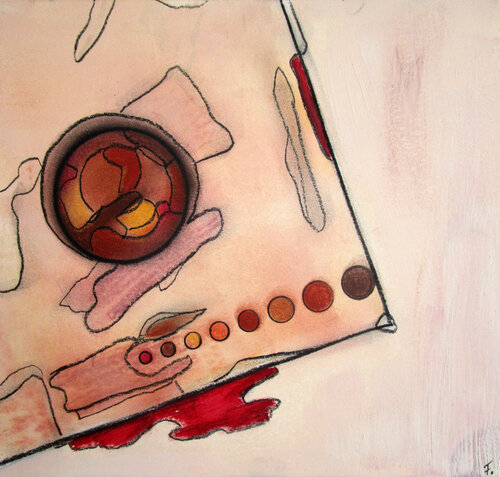 Farbkreise 5 di Kerstin Franz, Opera su carta in vendita su Singulart