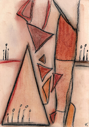 Wie wollen wir Leben? 2 by Kerstin Franz, 소묘 for Sale on Singulart