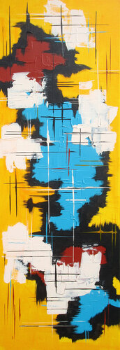 Kraftlinien 1 di Kerstin Franz, Pittura in vendita su Singulart