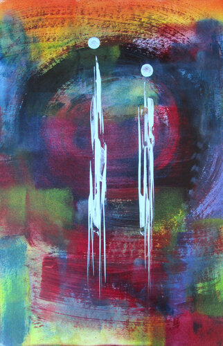 Together 1 by Kerstin Franz, Work on Paper for Sale on Singulart