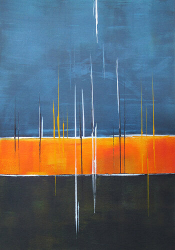 colorfields 42 di Kerstin Franz, Opera su carta in vendita su Singulart