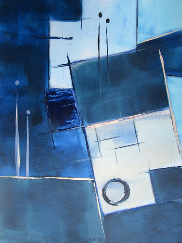 Erleben 3 par Kerstin Franz, Œuvre sur papier en vente sur Singulart