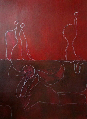 Together 3 di Kerstin Franz, Opera su carta in vendita su Singulart