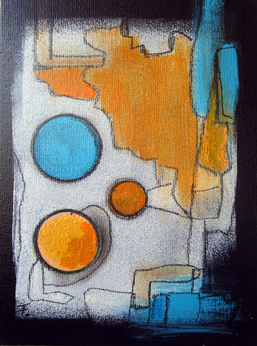 Farben formen 5 by Kerstin Franz, Painting for Sale on Singulart