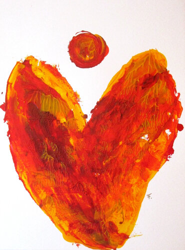 Energie Engel / Energy Angel von Kerstin Franz, Werk auf Papier kaufen auf Singulart