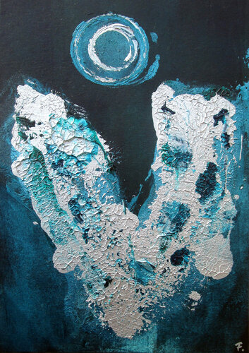 Engel des Mutes 2 / Angel of Courage 2 von Kerstin Franz, Malerei kaufen auf Singulart