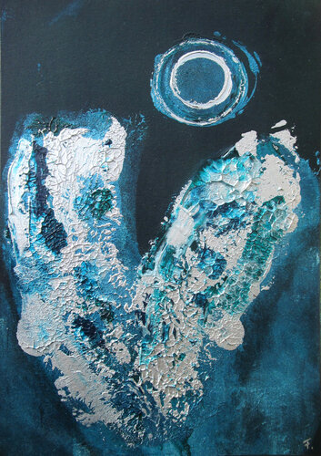 Engel des Mutes 4 / Angel of Courage 4 von Kerstin Franz, Malerei kaufen auf Singulart
