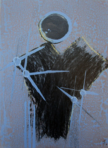 Untold stories 5 di Kerstin Franz, Pittura in vendita su Singulart