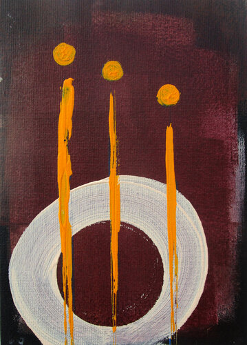 Begegnungen 9 di Kerstin Franz, Pittura in vendita su Singulart