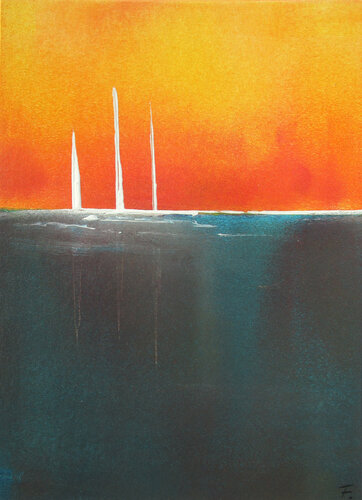 Sea 2 de Kerstin Franz, Pintura a la venta en Singulart