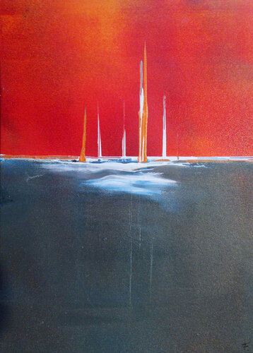 Sea 3 di Kerstin Franz, Pittura in vendita su Singulart