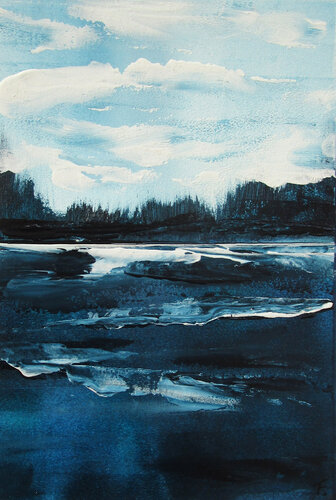 Meeresträume 3 de Kerstin Franz, Pintura a la venta en Singulart