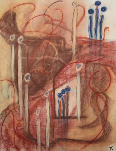 Together 8 di Kerstin Franz, Opera su carta in vendita su Singulart