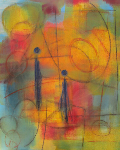 Together 7 di Kerstin Franz, Pittura in vendita su Singulart