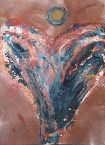 Engel der Liebe / Angel of Love di Kerstin Franz, Opera su carta in vendita su Singulart