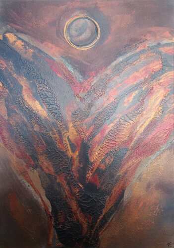 Engel der Transformation 1 /  Angel of Transformation 1 par Kerstin Franz, Œuvre sur papier en vente sur Singulart