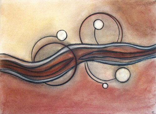 Circles 2 di Kerstin Franz, Pittura in vendita su Singulart