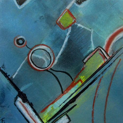 Walking circles 1 by Kerstin Franz, Work on Paper for Sale on Singulart