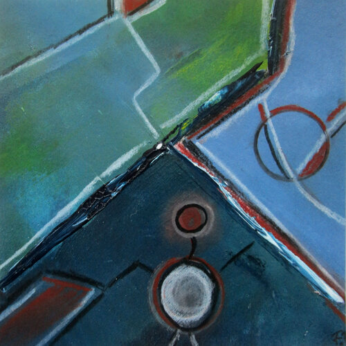 Walking circles 4 by Kerstin Franz, Work on Paper for Sale on Singulart