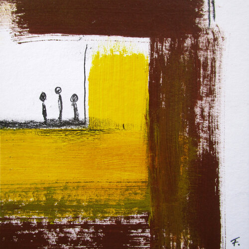 Wir 2 by Kerstin Franz, Work on Paper for Sale on Singulart