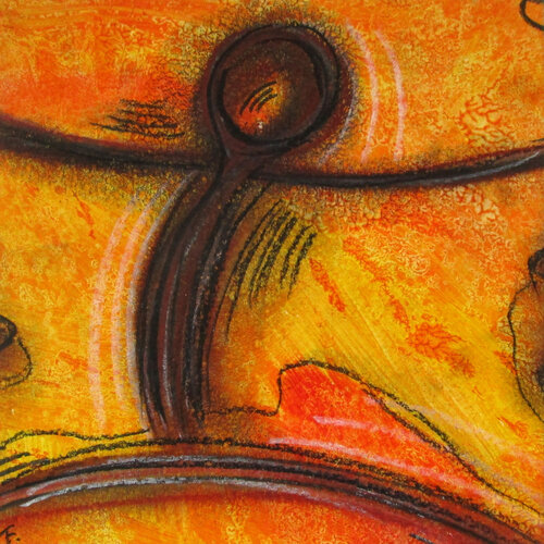 enjoy life 2 par Kerstin Franz, Œuvre sur papier en vente sur Singulart