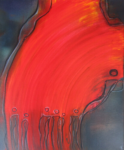 Über sich selbst hinauswachsen by Kerstin Franz, Work on Paper for Sale on Singulart