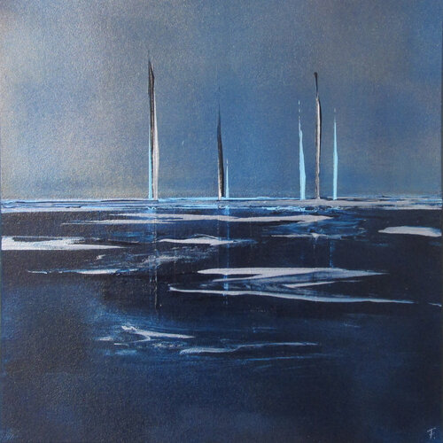 Moonlight 2 von Kerstin Franz, Malerei kaufen auf Singulart