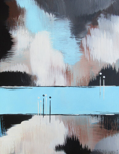 colorfield life 1 di Kerstin Franz, Pittura in vendita su Singulart