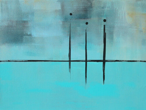 colorfield life 2 de Kerstin Franz, Pintura a la venta en Singulart